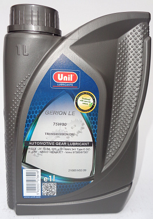 Трансмиссионное масло UNIL Gerion LE 75W-80 фото 1 Трансмиссионное масло UNIL Gerion LE 75W-80 preview 1