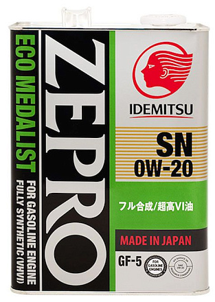 IDEMITSU Zepro Eco Medalist 0W-20 preview 2
