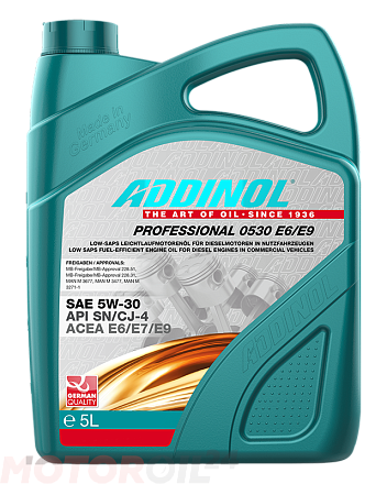 ADDINOL Professional 0530 E6/E9 SAE 5W-30 фото 1 ADDINOL Professional 0530 E6/E9 SAE 5W-30 preview 1