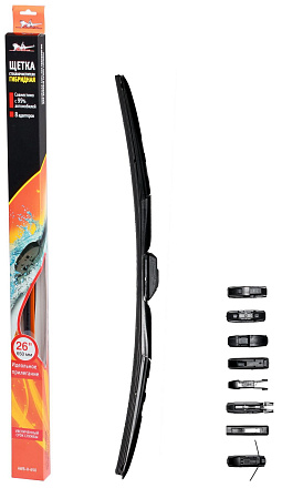 Щетка стеклоочистителя AIRLINE гибридная 650 мм (26)  preview 1