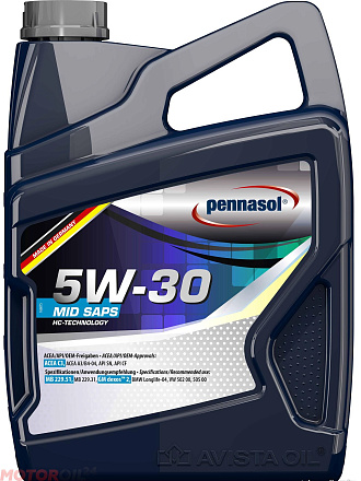 PENNASOL MID SAPS 5W-30 фото 1 PENNASOL MID SAPS 5W-30 preview 1