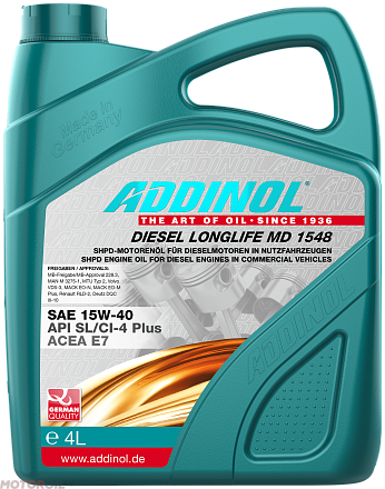 ADDINOL Diesel Longlife MD 1548 15W-40 фото 1 ADDINOL Diesel Longlife MD 1548 15W-40 preview 1