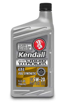 KENDALL GT-1 Full Synthetic Motor Oil With Liquid Titanium 5W-20 фото 1 KENDALL GT-1 Full Synthetic Motor Oil With Liquid Titanium 5W-20 preview 1