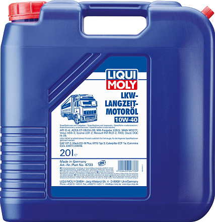 LIQUI MOLY LKW-Langzeit-Motoroil Basic 10W-40 preview 1