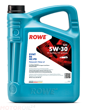 ROWE Hightec Synt RS HC-FO 5W-30 preview 1