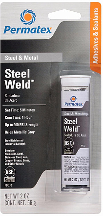 Эпоксидная замазка по металлу PERMATEX Steel Weld preview 1