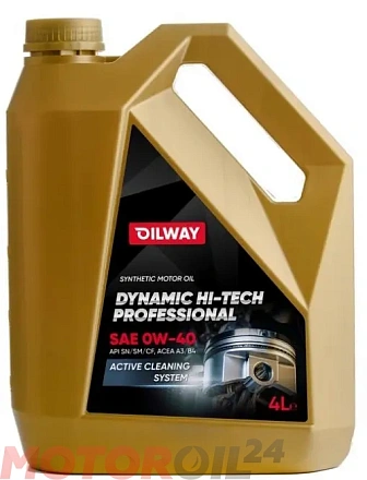OILWAY Dynamic Hi-Tech Professional 0W-40 фото 1 OILWAY Dynamic Hi-Tech Professional 0W-40 preview 1