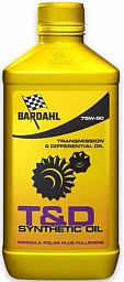 Трансмиссионное масло BARDAHL T&D Synthetic Oil 75W-90