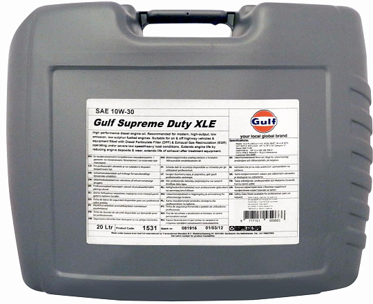 GULF Supreme Duty XLE 10W-30 preview 1