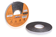 Лента двусторонняя клейкая AIRLINE, 8 мм*5 м, вспененная основа, черная