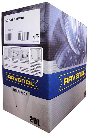 Трансмиссионное масло RAVENOL TGO 75W-90 GL-5 preview 1