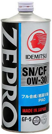 IDEMITSU Zepro Touring Pro 0W-30 preview 1