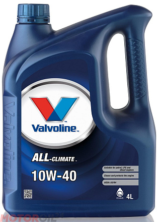 VALVOLINE All Climate 10W-40 фото 1 VALVOLINE All Climate 10W-40 preview 1