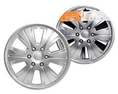 Колпаки колесные AIRLINE 16 дюймов "Бест", серебристые