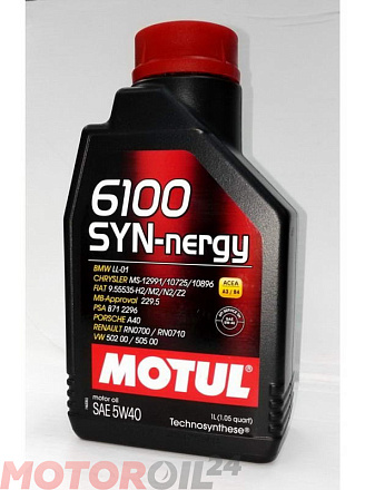 MOTUL 6100 Syn-Nergy 5W-40 preview 1