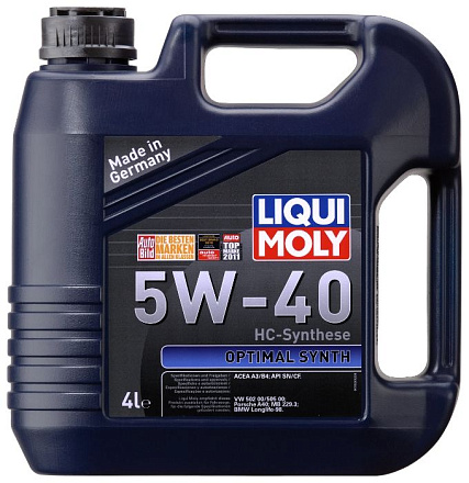 LIQUI MOLY Optimal Synth 5W-40 фото 1 LIQUI MOLY Optimal Synth 5W-40 preview 1