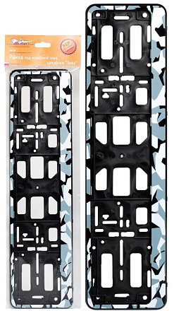 Рамка под номерной знак AIRLINE, камуфляж "Зима" preview 1