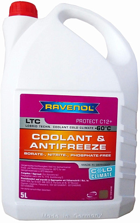 Антифриз готовый фиолетовый RAVENOL LTC Cold Climate -60C preview 1