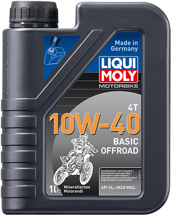 LIQUI MOLY Motorbike 4T Basic Offroad 10W-40 preview 1