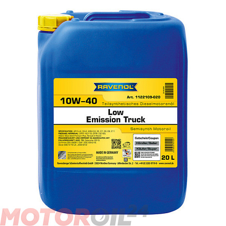 RAVENOL Low Emission Truck 10W-40 preview 1