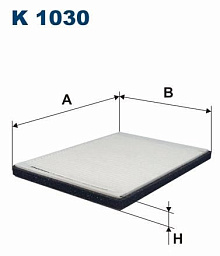 Салонный фильтр FILTRON K1030