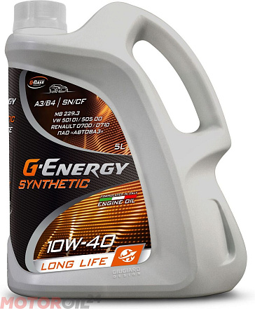 GAZPROMNEFT G-Energy Synthetic Long Life 10W-40 preview 1
