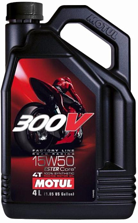 MOTUL 300V 4T Factory Line Road Racing 15W-50 preview 1