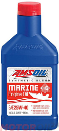 AMSOIL Synthetic Blend Marine Engine Oil 25W-40