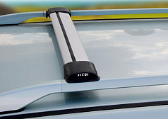 Багажник на рейлинги FICOPRO R-45 S (серебристый)