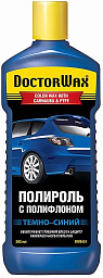 Цветная полироль с полифлоном DOCTOR WAX (темно-синяя)