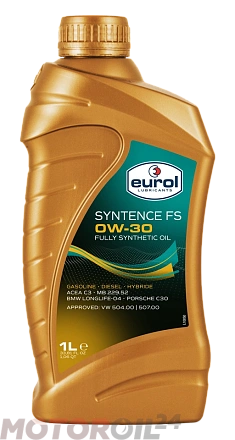 EUROL Syntence FS 0W-30 фото 1 EUROL Syntence FS 0W-30 preview 1