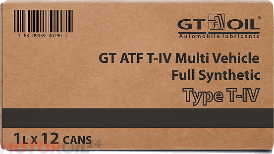 Трансмиссионное масло GT-OIL GT ATF Type IV Multi Vehicle фото 1 Трансмиссионное масло GT-OIL GT ATF Type IV Multi Vehicle preview 1
