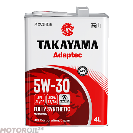 TAKAYAMA Adaptec 5W-30 ACEA A3/B4 API SL/CF preview 1