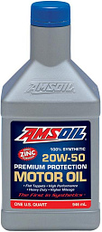 AMSOIL Synthetic Premium Protection Motor Oil 20W-50