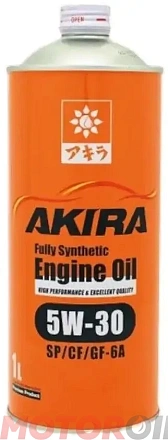 AKIRA Fully Synthetic 5W-30 SP/CF/GF-6A фото 1 AKIRA Fully Synthetic 5W-30 SP/CF/GF-6A preview 1
