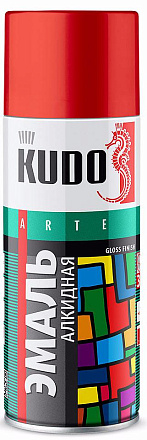 Эмаль универсальная черная матовая KUDO preview 1