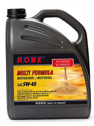 ROWE Hightec Multi Formula 5W-40 фото 2 ROWE Hightec Multi Formula 5W-40 preview 2