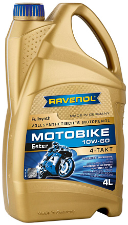 RAVENOL Motobike 4-T Ester 10W-60 preview 1