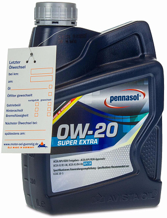 PENNASOL Super Extra 0W-20 фото 1 PENNASOL Super Extra 0W-20 preview 1