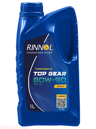 Трансмиссионное масло RINNOL TOP GEAR 80W-90 GL-5 фото 1 Трансмиссионное масло RINNOL TOP GEAR 80W-90 GL-5 preview 1