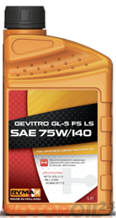 Трансмиссионное масло RYMAX Gevitro GL-5 FS LS 75W-140 фото 1 Трансмиссионное масло RYMAX Gevitro GL-5 FS LS 75W-140 preview 1
