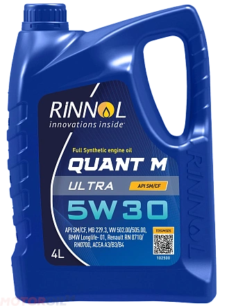 RINNOL Quant M Ultra 5W-30 фото 1 RINNOL Quant M Ultra 5W-30 preview 1