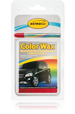 Восковой корректор царапин ASTROHIM Color Wax красный/металлик preview 1