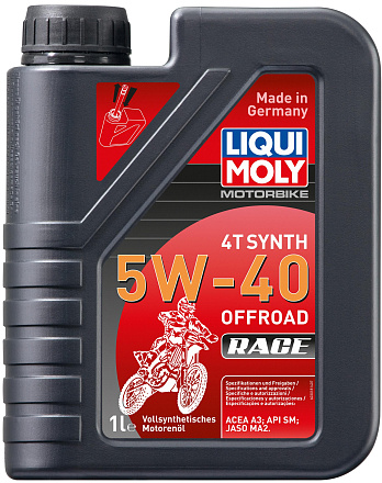 LIQUI MOLY Motorbike 4T Synth Offroad Race 5W-40 preview 1