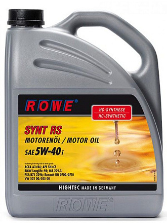 ROWE Hightec Synt RSi 5W-40 preview 2