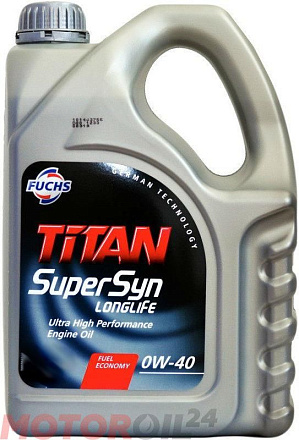 FUCHS Titan Supersyn LONGLIFE 0W-40 preview 1