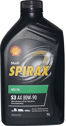 Трансмиссионное масло SHELL Spirax S3 AX 80W-90 фото 2 Трансмиссионное масло SHELL Spirax S3 AX 80W-90 preview 2