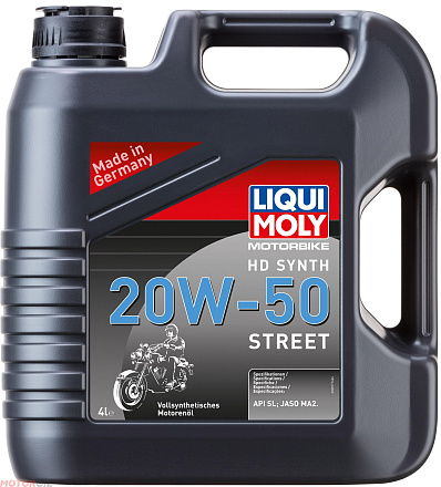 LIQUI MOLY Motorbike HD Synth Street 20W-50 preview 1