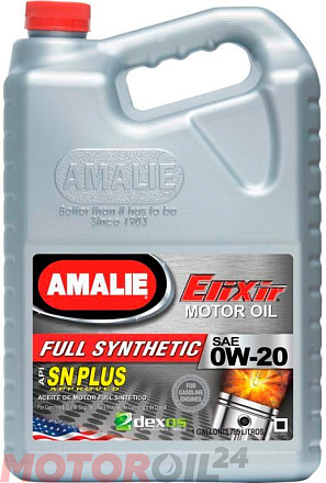 AMALIE Elixir Full Synthetic 0W-20 preview 1