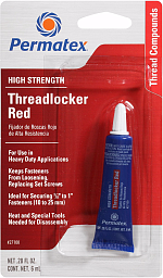 Фиксатор резьбы PERMATEX High Strength Thredlocker RED